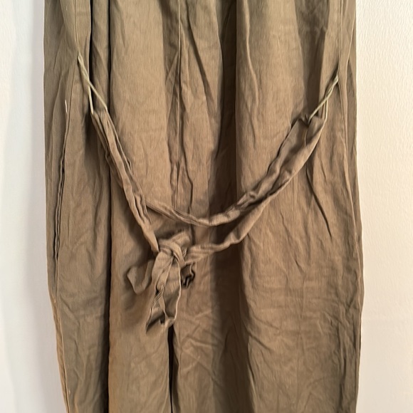 EUC army green Ashley Stewart jumpsuit size 14/16 - Picture 8 of 9